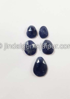 Blue Sapphire Rose Cut Slices